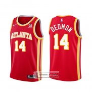 Camiseta Atlanta Hawks Dewayne Dedmon Icon 2020-21 Rojo