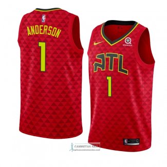 Camiseta Atlanta Hawks Justin Anderson Statement 2018-19 Rojo