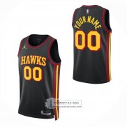 Camiseta Atlanta Hawks Personalizada Statement 2026-27 Negro