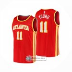 Camiseta Atlanta Hawks Trae Young NO 11 Icon 2024-25 Rojo