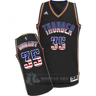 Camiseta Bandera Americana Thunder Durant Negro