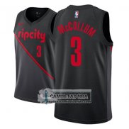 Camiseta Blazers C.j. Mccollum Ciudad 2018-19 Negro