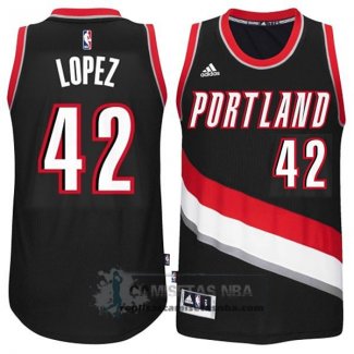 Camiseta Blazers Lopez Negro