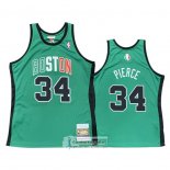 Camiseta Boston Celtics Paul Pierce Hardwood Classics Throwback 2007-08 Verde