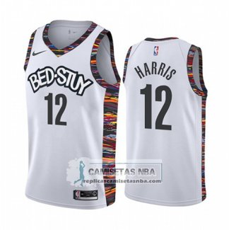 Camiseta Brooklyn Nets Joe Harris Ciudad Blanco