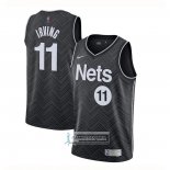 Camiseta Brooklyn Nets Kyrie Irving Earned 2020-21 Negro