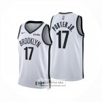 Camiseta Brooklyn Nets Michael Porter Jr. NO 17 Association 2025-26 Blanco