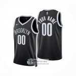 Camiseta Brooklyn Nets Personalizada Icon 2024-25 Negro