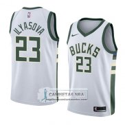 Camiseta Bucks Ersan Ilyasova Association 2018 Blanco