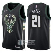 Camiseta Bucks Tony Snell Statement 2017-18 Negro