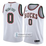 Camiseta Bucks Xavier Munford Classic 2018 Blanco