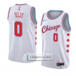 Camiseta Bulls Tyler Ulis Ciudad 2018 Blanco