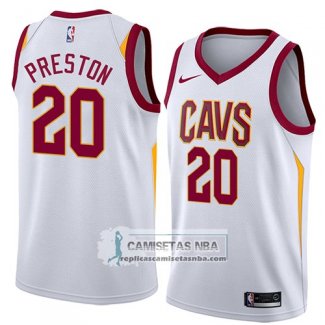 Camiseta Cavaliers Billy Preston Association 2018 Blanco