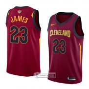 Camiseta Cavaliers Lebron James Finals Bound Icon 2017-18 Rojo