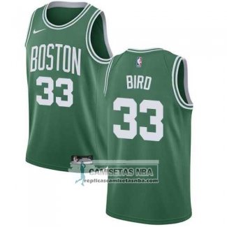 Camiseta Celtics Bird Ciudad 2017-18 Verde