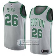 Camiseta Celtics Jabari Bird Ciudad 2018 Gris