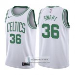 Camiseta Celtics Marcus Smart Association 2017-18 Blanco