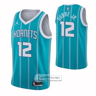 Camiseta Charlotte Hornets Kelly Oubre JR. NO 12 Icon 2020-21 Verde