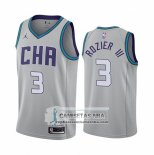 Camiseta Charlotte Hornets Terry Rozier III Ciudad Edition Gris