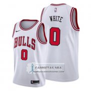 Camiseta Chicago Bulls Coby White Association 2019-20 Blanco