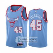 Camiseta Chicago Bulls Denzel Valentine Ciudad Azul