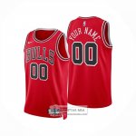 Camiseta Chicago Bulls Personalizada Icon 2024-25 Rojo