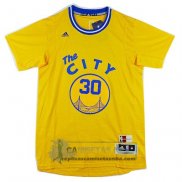 Camiseta Manga Corta Warriors City Curry Amarillo