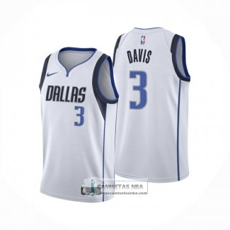 Camiseta Dallas Mavericks Anthony Davis NO 3 Association 2025-26 Blanco