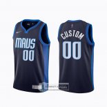 Camiseta Dallas Mavericks Personalizada Earned 2020-21 Azul