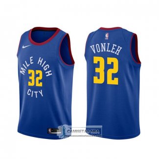 Camiseta Denver Nuggets Noah Vonleh Statement Azul