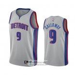 Camiseta Detroit Pistons Langston Galloway Statement 2020-21 Gris