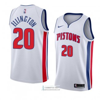 Camiseta Detroit Pistons Wayne Ellington Association 2018 Blanco