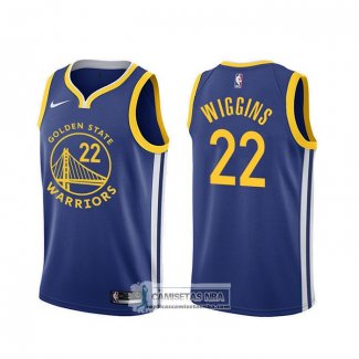 Camiseta Golden State Warriors Andrew Wiggins Icon Azul