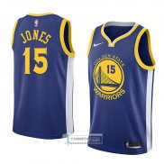 Camiseta Golden State Warriors Damian Jones Icon 2018 Azul