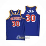 Camiseta Golden State Warriors Stephen Curry NO 30 Classic 2021-22 Autentico Azul