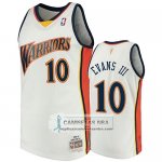 Camiseta Golden State Warriors Tim Hardaway 2009-10 Hardwood Classics Blanco