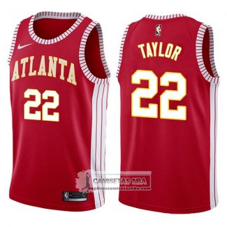 Camiseta Hawks Isaiah Taylor Classic 2017-18 Rojo