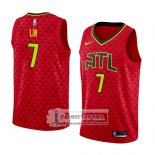 Camiseta Hawks Jeremy Lin Statement 2018-19 Rojo
