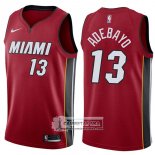 Camiseta Heat Bam Adebayo Statement 2017-18 Rojo