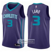 Camiseta Hornets Jeremy Lamb Statement 2017-18 Violeta