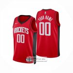 Camiseta Houston Rockets Personalizada Icon 2024-25 Rojo