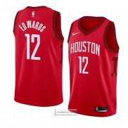 Camiseta Houston Rockets Vincent Edwards Earned 2018-19 Rojo