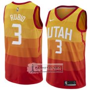 Camiseta Jazz Rubio Ciudad 2017-18 Naranja