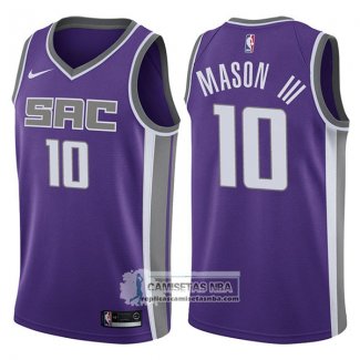 Camiseta Kings Frank Mason Iii Icon 2017-18 Violeta