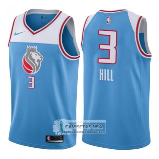 Camiseta Kings George Hill Ciudad 2017-18 Azul