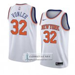 Camiseta Knicks Noah Vonleh Association 2018 Blanco