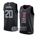 Camiseta Los Angeles Clippers Landry Shamet Statement 2019 Negro