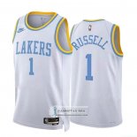 Camiseta Los Angeles Lakers D'Angelo Russell NO 1 Classic 2022-23 Blanco