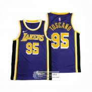 Camiseta Los Angeles Lakers Juan Toscano-Anderson NO 95 Statement 2020-21 Violeta