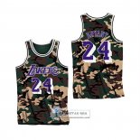 Camiseta Los Angeles Lakers Kobe Bryant NO 24 Camuflaje